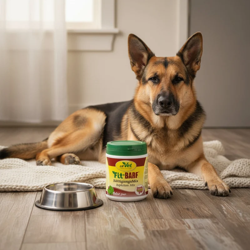cdVet Fit-BARF SättigungsMix – Die natürliche Sattmacher-Beilage für gesundes, artgerechtes BARFen – Optimale Nährstoffversorgung & ausgeglichene Verdauung für deinen Hund