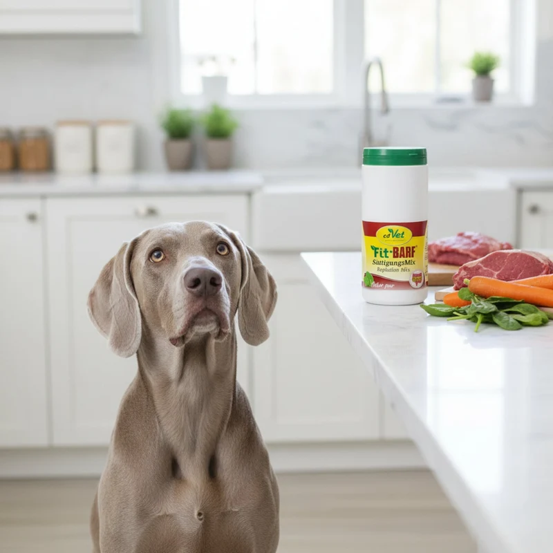 cdVet Fit-BARF SättigungsMix – Die natürliche Sattmacher-Beilage für gesundes, artgerechtes BARFen – Optimale Nährstoffversorgung & ausgeglichene Verdauung für deinen Hund