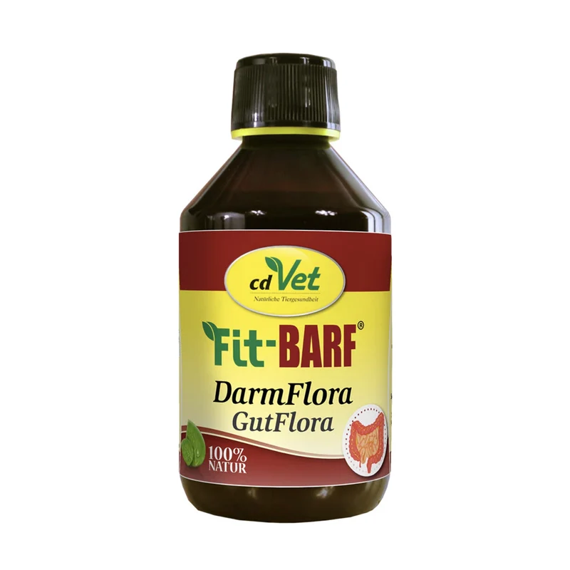 cdVet Fit-BARF DarmFlora – Probiotische Darmunterstützung für Hunde & Katzen mit fermentierten Kräutern