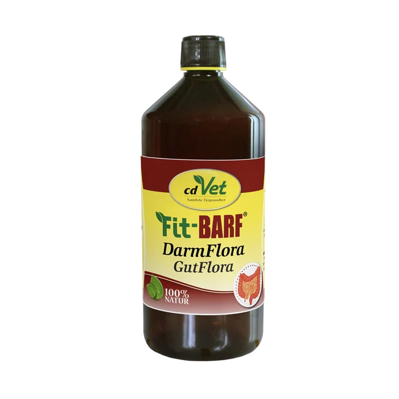 cdVet Fit-BARF DarmFlora – Probiotische Darmunterstützung für Hunde & Katzen mit fermentierten Kräutern
