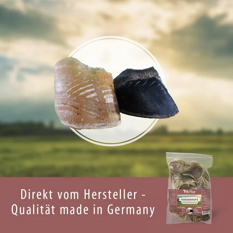 cdVet Fit-Hap Rinderhufe – Premium Hundesnack für natürliche Zahnpflege & langanhaltenden Kauspaß