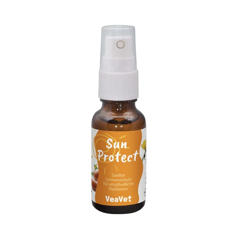 cdVet VeaVet Sun Protect Spray – Natürlicher UV-Schutz für empfindliche Haut bei Hunden, Katzen & Pferden mit Aloe Vera