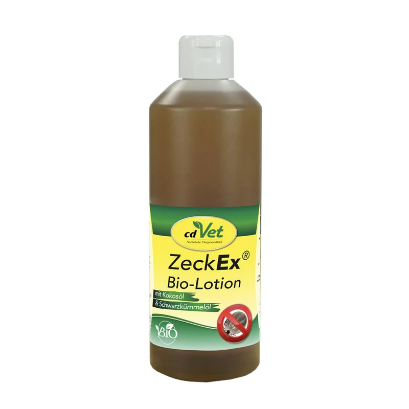 cdVet ZeckEx Bio-Lotion – Natürlicher Zeckenschutz für Hunde mit pflanzlichen Wirkstoffen, sanft zur Haut, effektiv gegen Parasiten