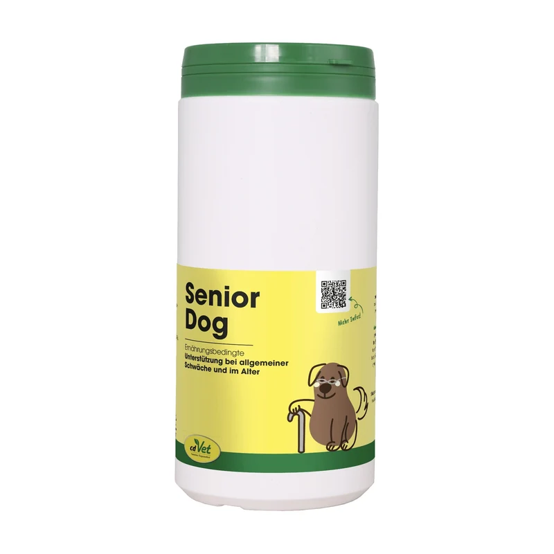 cdVet SeniorDog – Natürliche Vitalität für ältere Hunde, Unterstützt Beweglichkeit & Lebensfreude im Alter