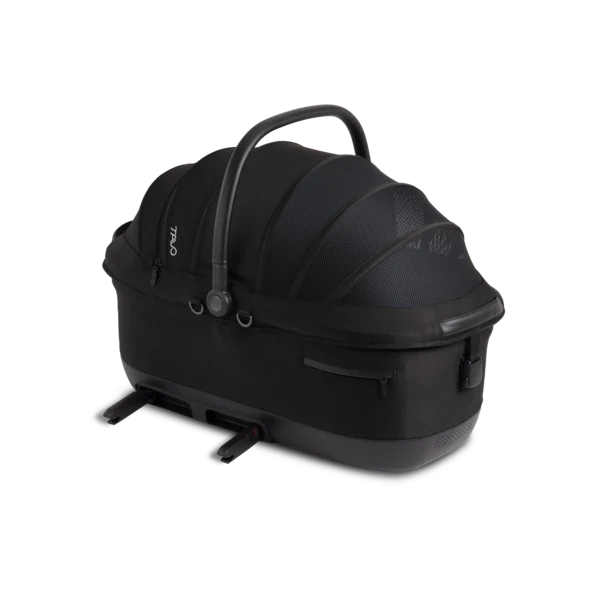 Isofix Autositz & Transportbox Maeve™ iso7x-L WIND von Tavo für Hunde bis 18 kg | GREENGUARD-Gold-Zertifizierung | Farbe: Onyx