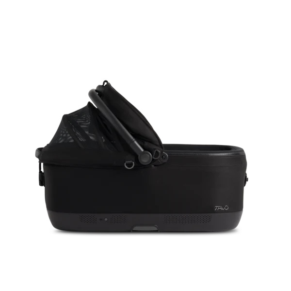 Isofix Autositz & Transportbox Maeve™ iso7x-L WIND von Tavo für Hunde bis 18 kg | GREENGUARD-Gold-Zertifizierung | Farbe: Onyx