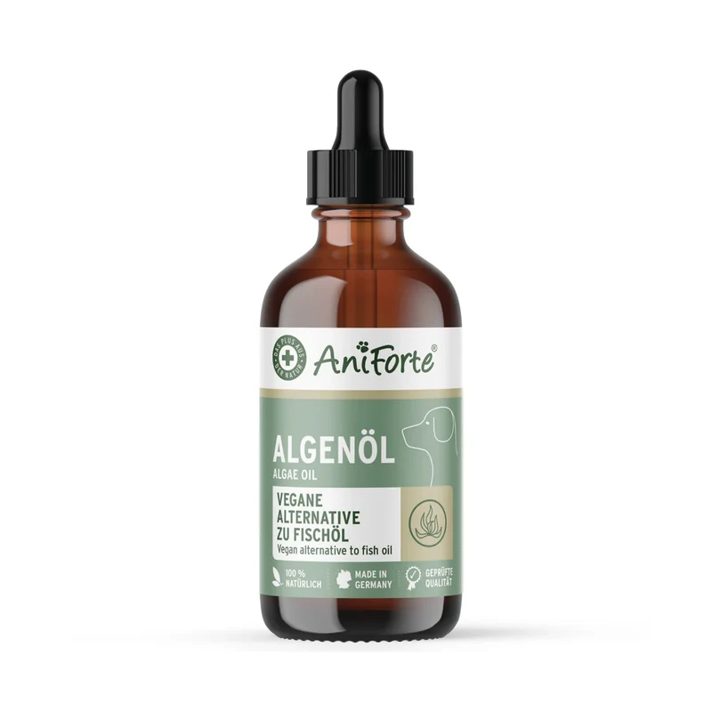 AniForte Algenöl für Hunde – Natürliche Omega-3 Quelle für Haut & Fell