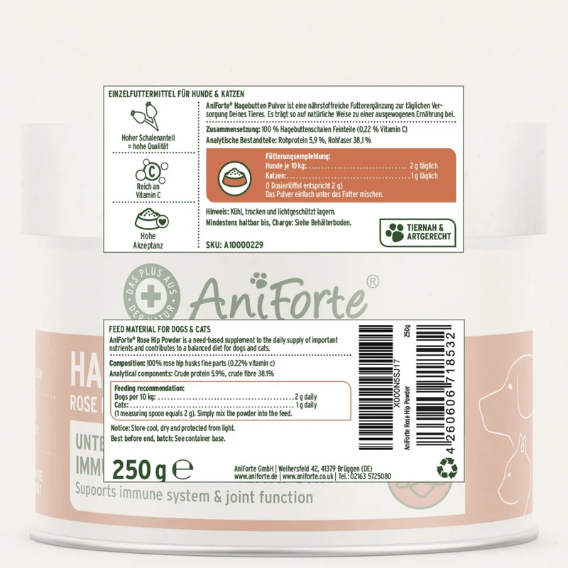 AniForte Starke Gelenke Set – Premium Gelenkpflege mit Hagebutte & Grünlippmuschel für Hunde