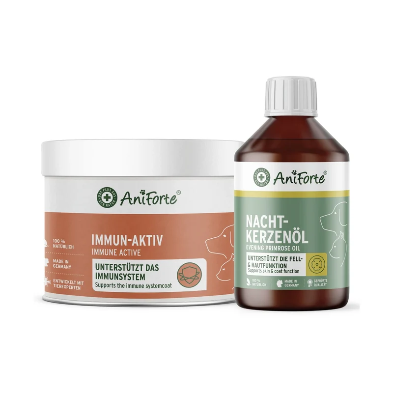 AniForte Immun-Fit Set – Natürliche Immunstärkung für Hunde mit Vitamin C & Omega-3