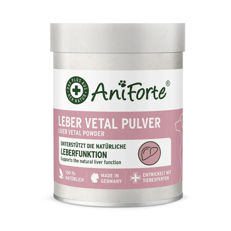 AniForte LeberVetal Pulver – Natürliche Leberstärkung für Hunde mit Mariendistel & Artischocke