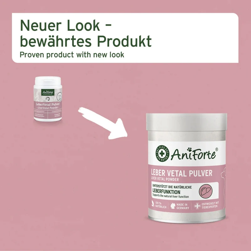 AniForte LeberVetal Pulver – Natürliche Leberstärkung für Hunde mit Mariendistel & Artischocke
