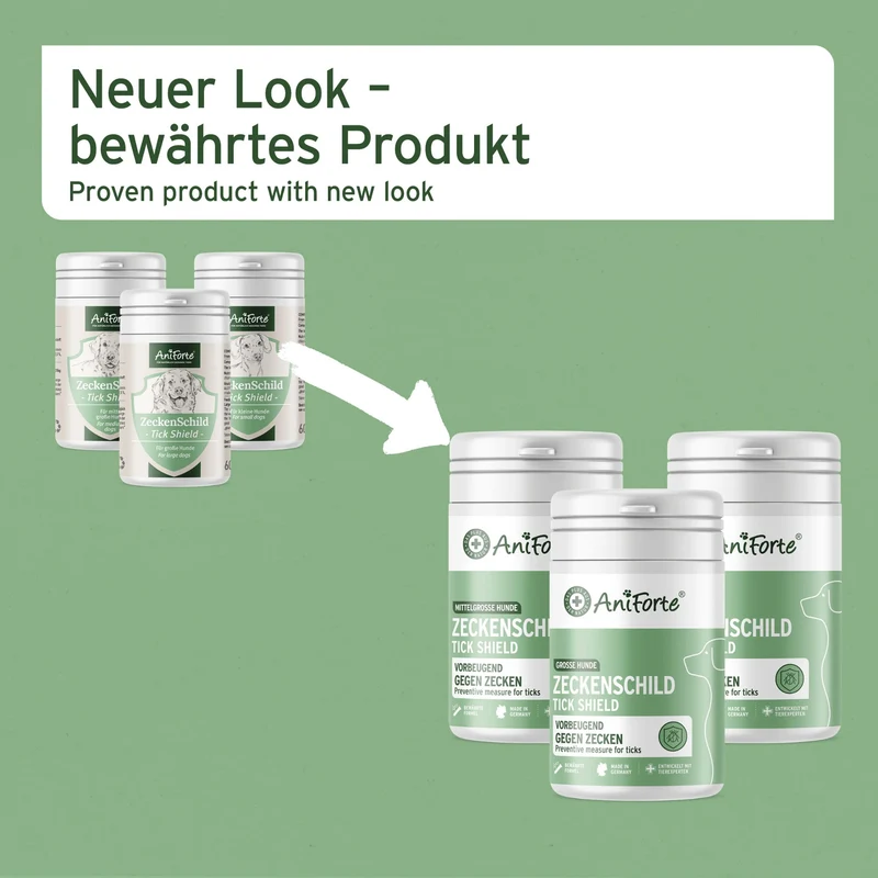 AniForte ZeckenSchild Kapseln für Hunde – Natürlicher Zeckenschutz mit Bierhefe & Vitamin B-Komplex für starke Hautbarriere und Abwehrkraft