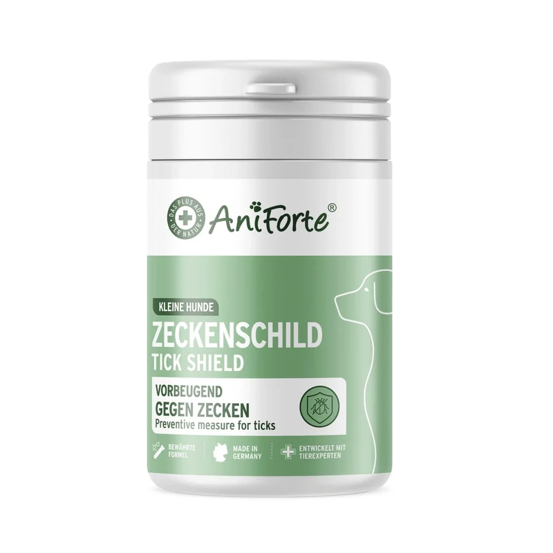 AniForte ZeckenSchild Kapseln für Hunde – Natürlicher Zeckenschutz mit Bierhefe & Vitamin B-Komplex für starke Hautbarriere und Abwehrkraft