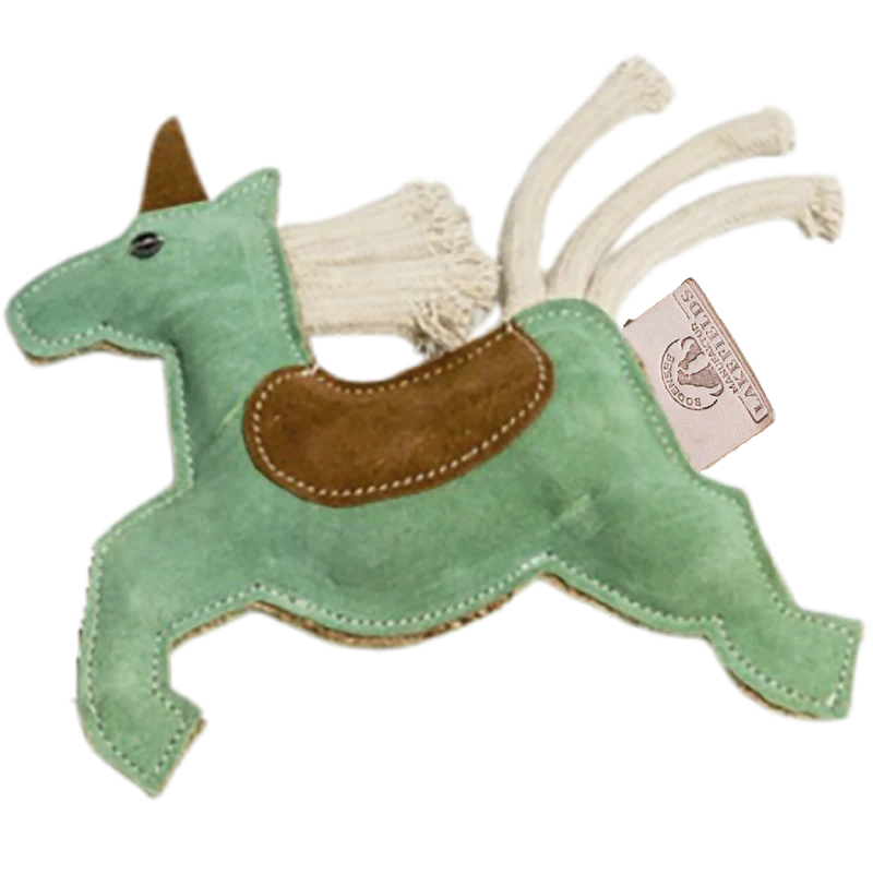 Lakefields Lederspielzeug Einhorn