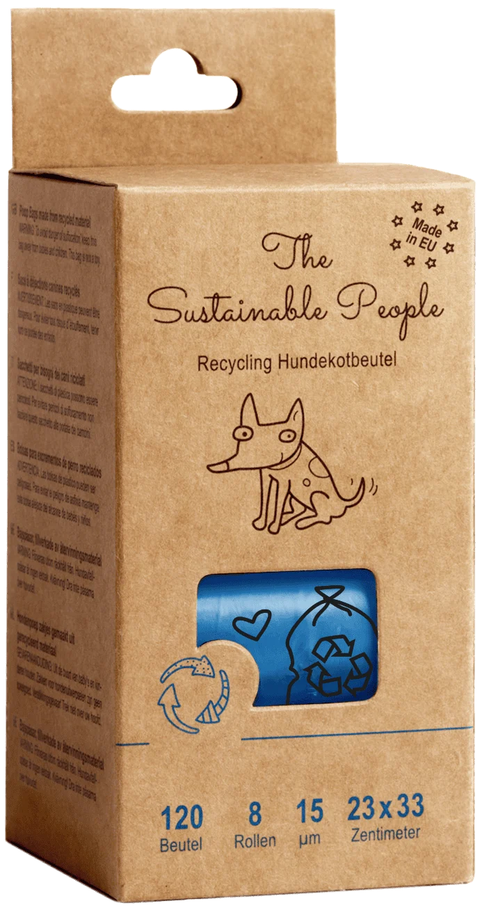 The Sustainable People Recycling-Hundekotbeutel, 120 Stück