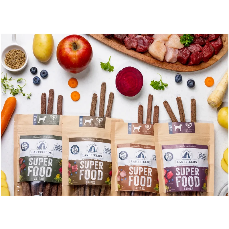 Lakefields SUPERFOOD Sticks vom Wild