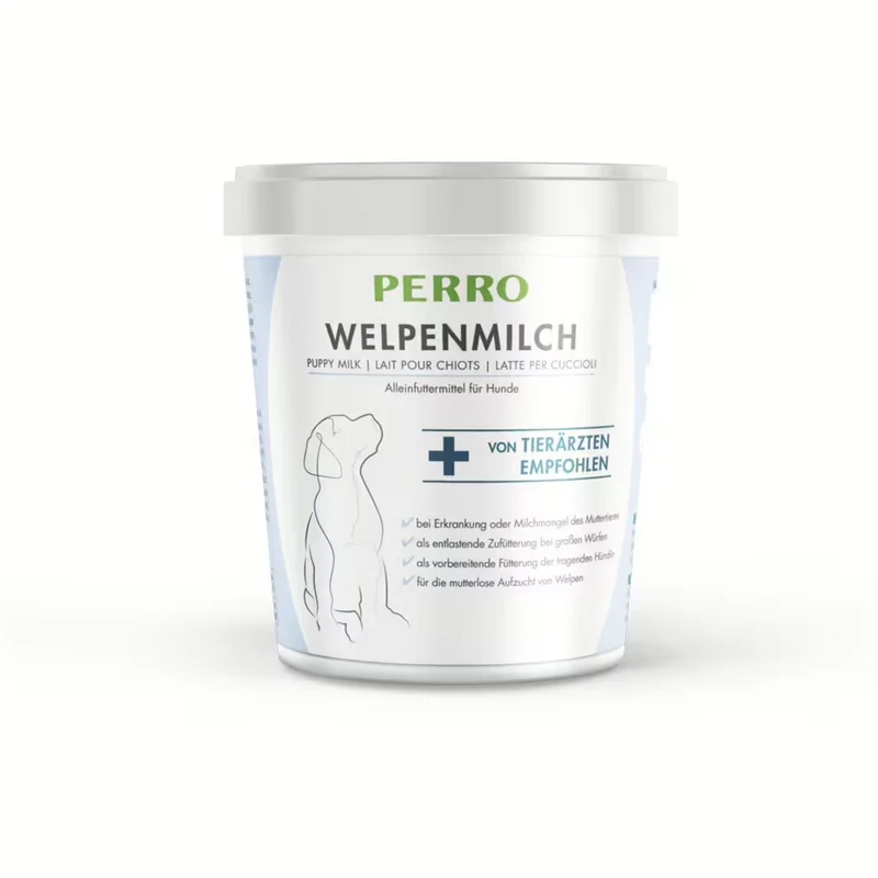 Perro Welpenmilch – Premium Muttermilchersatz für Welpen | Leicht verdaulich, getreidefrei & nährstoffreich für optimales Wachstum