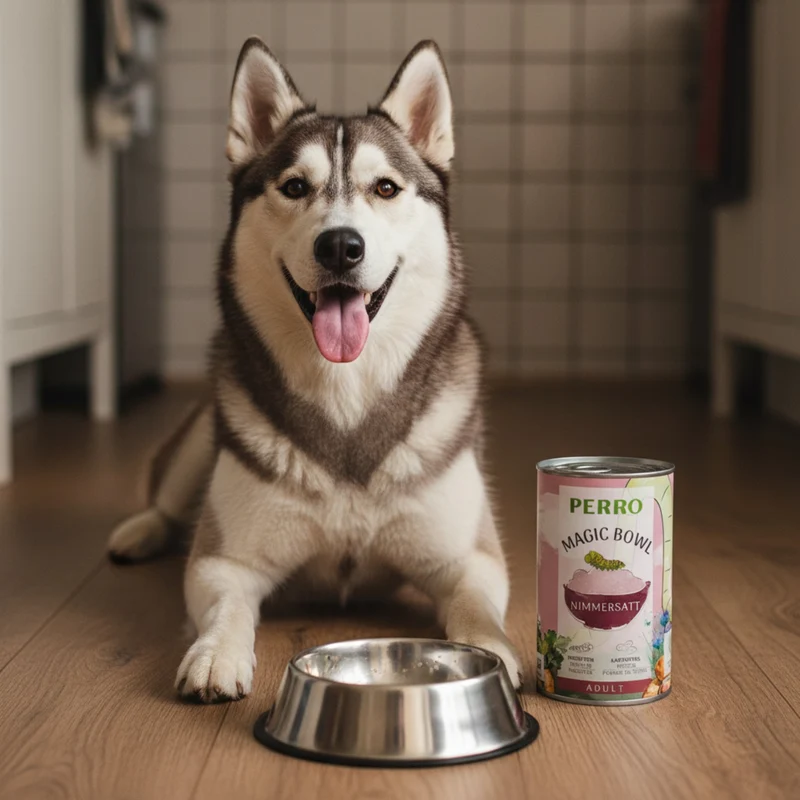 Perro Magic Bowl Nimmersatt – Insekten, Kartoffel & Pastinake | Getreidefrei & Hypoallergen | Premium Nassfutter für ausgewachsene Hunde