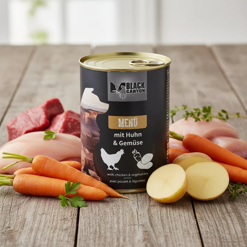 Black Canyon Menü Bundle – Getreidefreies Premium Nassfutter mit hohem Fleischanteil für ausgewogene Ernährung