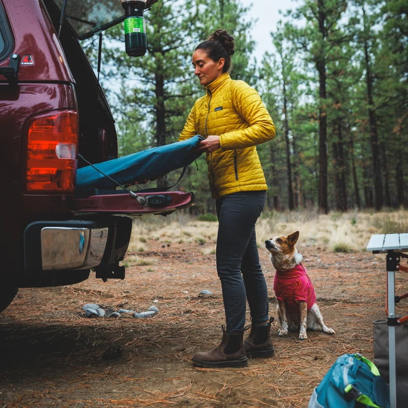 Ruffwear Mt. EverRest Hundebett – Erhöhtes, tragbares Premium-Hundebett für Zuhause, Camping und unterwegs