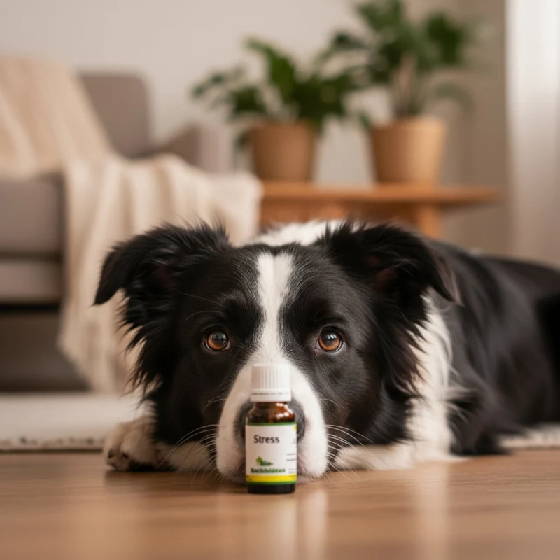 cdVet Bachblüten Stress – Beruhigung für Hunde, Katzen & Pferde bei Nervosität, Angst & Stresssituationen