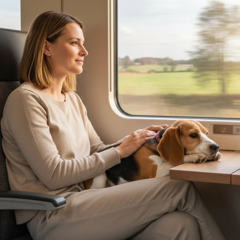 cdVet Gute Reise Kapseln – Natürliche Hilfe gegen Reiseübelkeit, Stress & Nervosität bei Hunden – Pflanzliche Beruhigung für entspannte Autofahrten, Urlaub & Tierarztbesuche