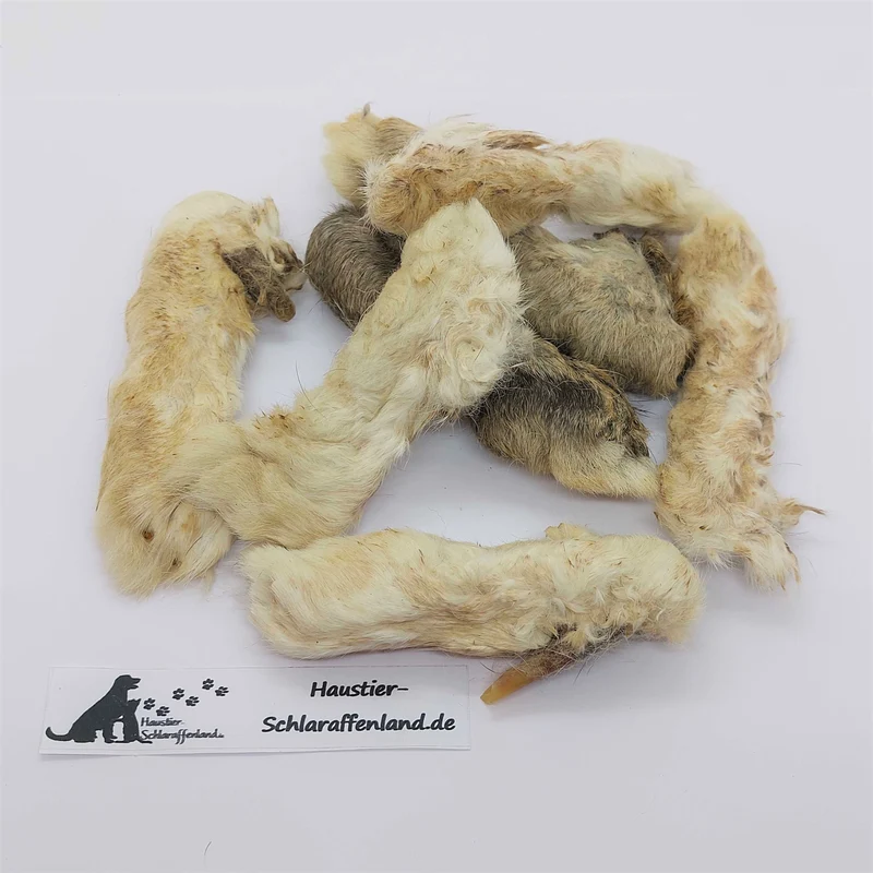 Kaninchen-Pfoten mit Fell