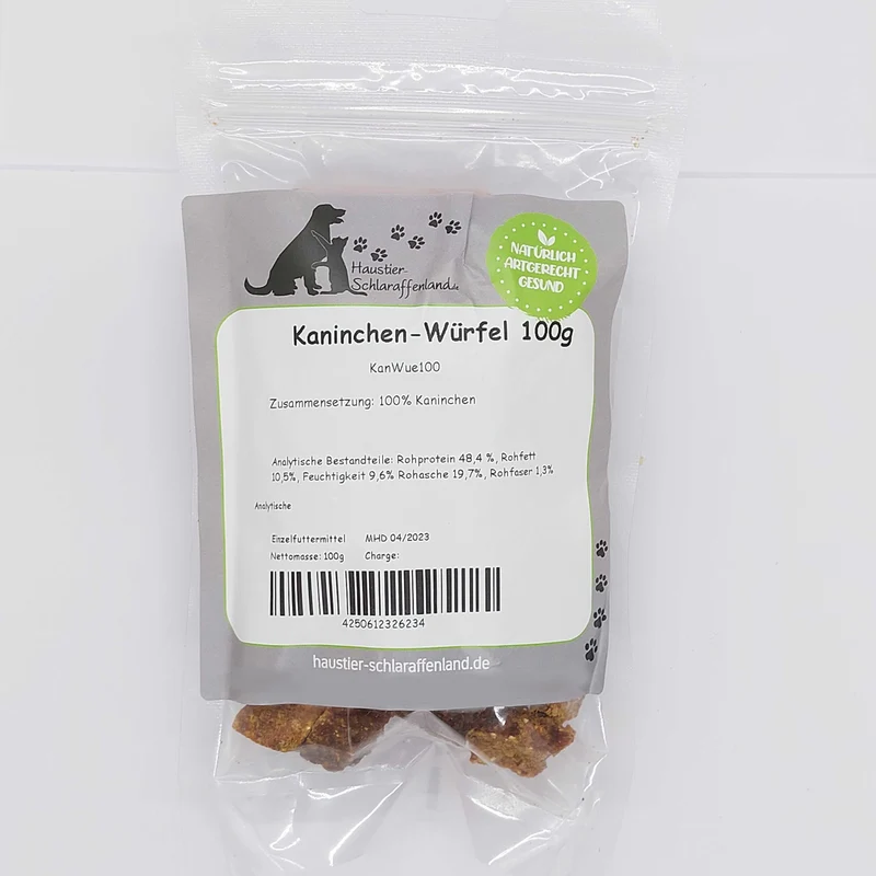 Kaninchen-Würfel