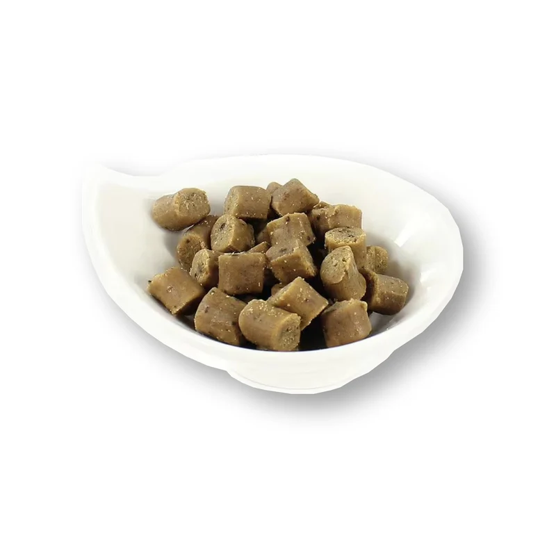 Perro Kartoffel Softies mit Strauß – Weiche Trainingsleckerlis für Hunde, Getreidefrei & Glutenfrei, Hypoallergen, Für Welpen & Senioren