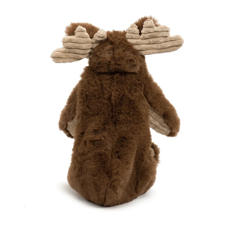 HuggleHounds X-Brace Maple Moose – Extra robustes Hundespielzeug mit Quietscher & Knisterpapier für starke Kauer