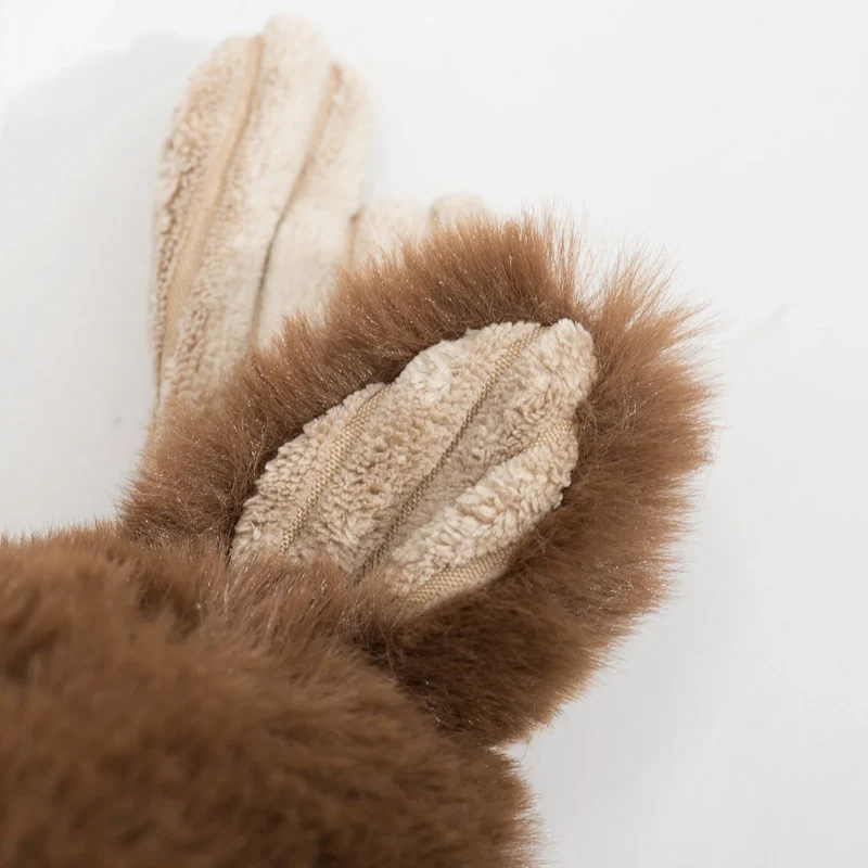 HuggleHounds X-Brace Maple Moose – Extra robustes Hundespielzeug mit Quietscher & Knisterpapier für starke Kauer