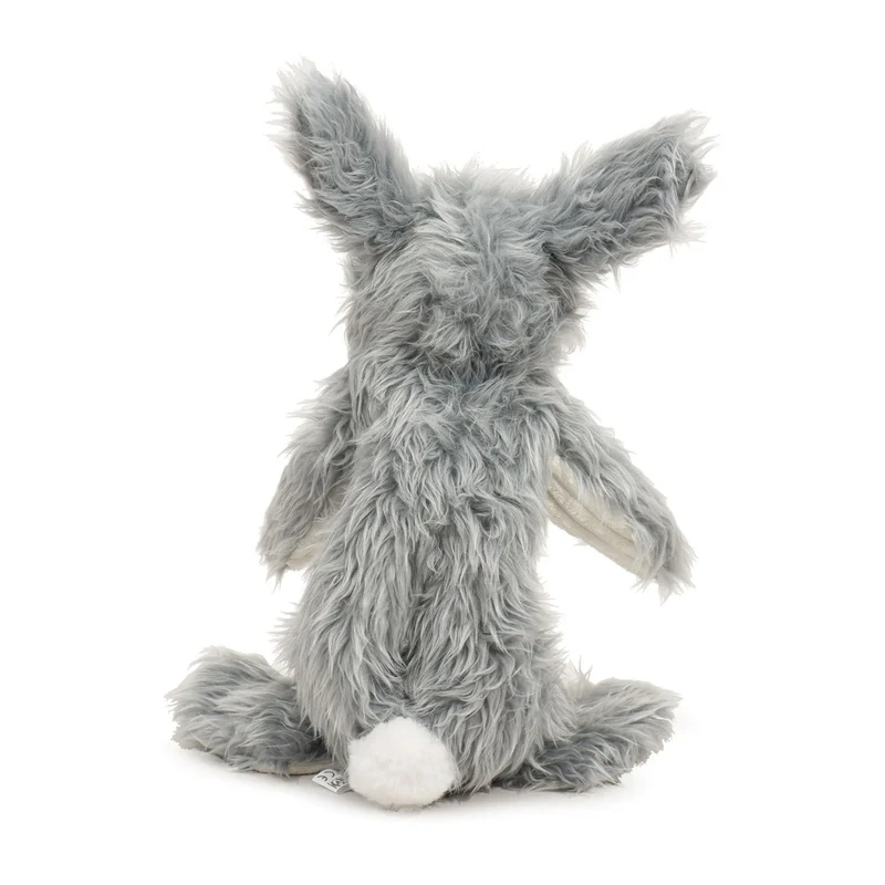 HuggleHounds X-Brace Birch Bunny – Extra robustes Plüschspielzeug mit verstärkter Naht für starke Kauer und intensive Spielfreude