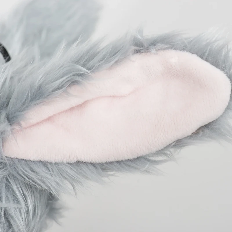 HuggleHounds X-Brace Birch Bunny – Extra robustes Plüschspielzeug mit verstärkter Naht für starke Kauer und intensive Spielfreude