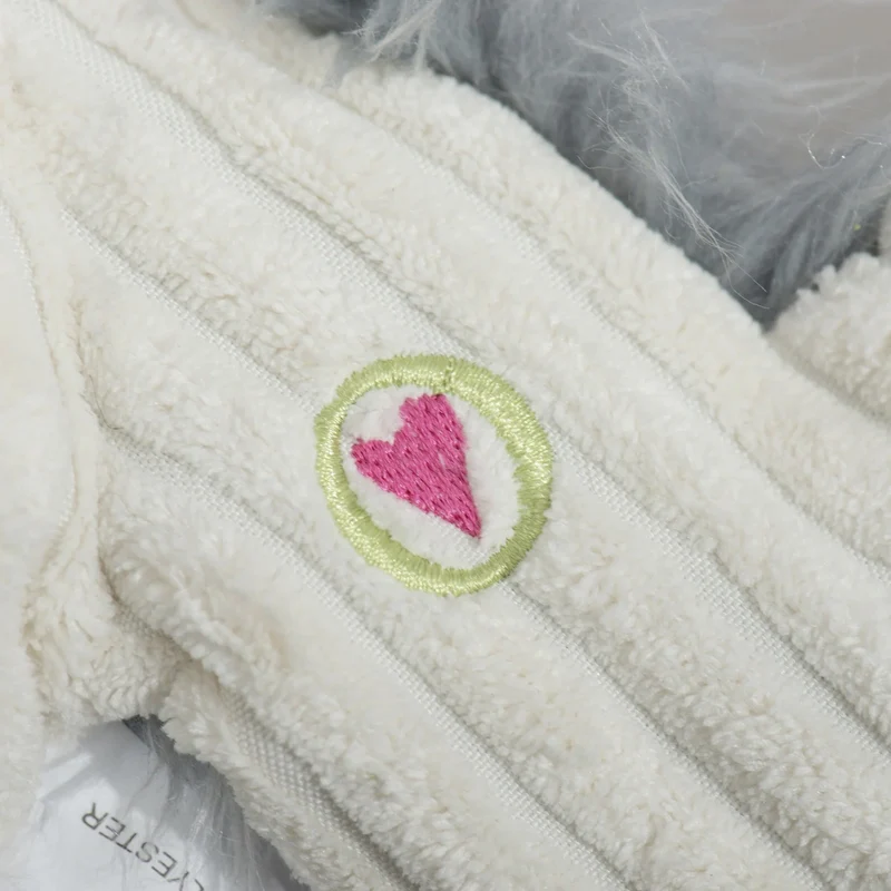 HuggleHounds X-Brace Birch Bunny – Extra robustes Plüschspielzeug mit verstärkter Naht für starke Kauer und intensive Spielfreude