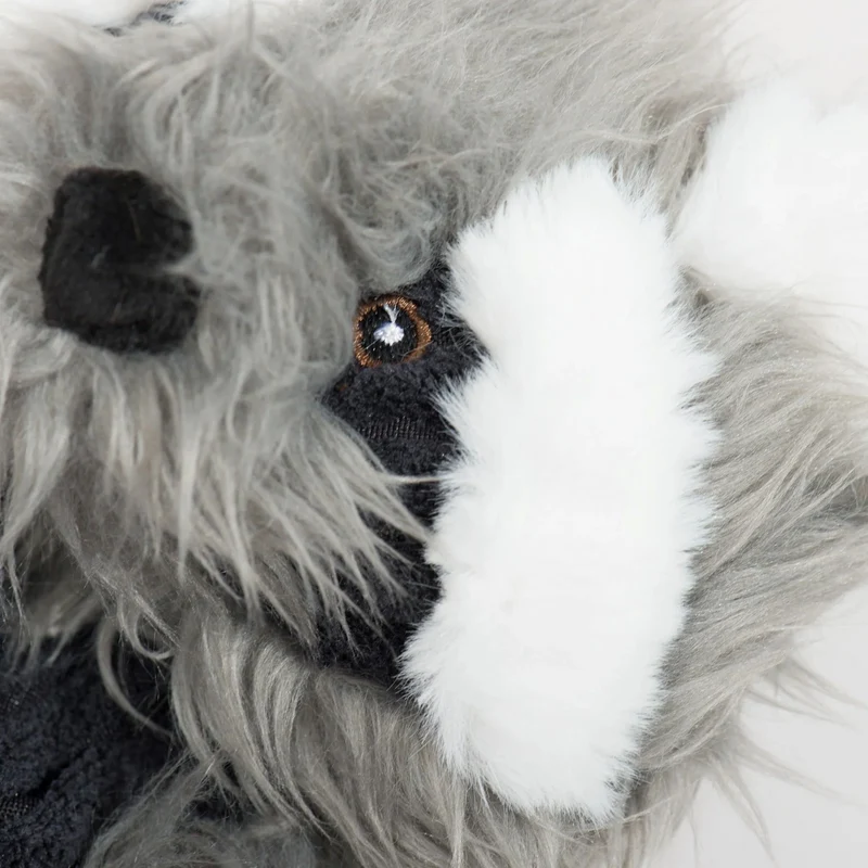 HuggleHounds X-Brace Redwood Raccoon – Nahezu unzerstörbares Hundespielzeug mit verstärkter X-Naht für Power-Kauer und intensive Spielfreude
