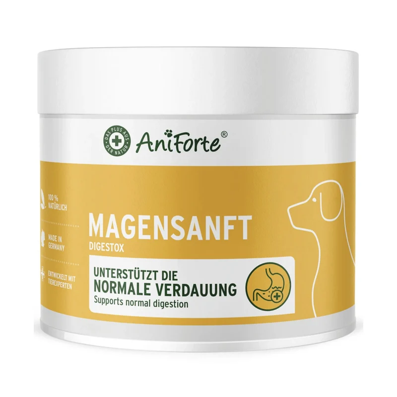 AniForte MagenSanft Granulatpulver für Hunde – Natürliche Unterstützung bei Verdauungsproblemen & weichem Kot