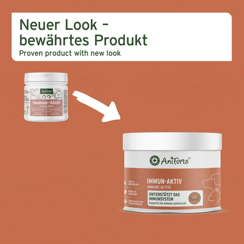 AniForte Immun-Aktiv für Hunde – Natürliche Immunstärkung mit Hagebutte & Spirulina