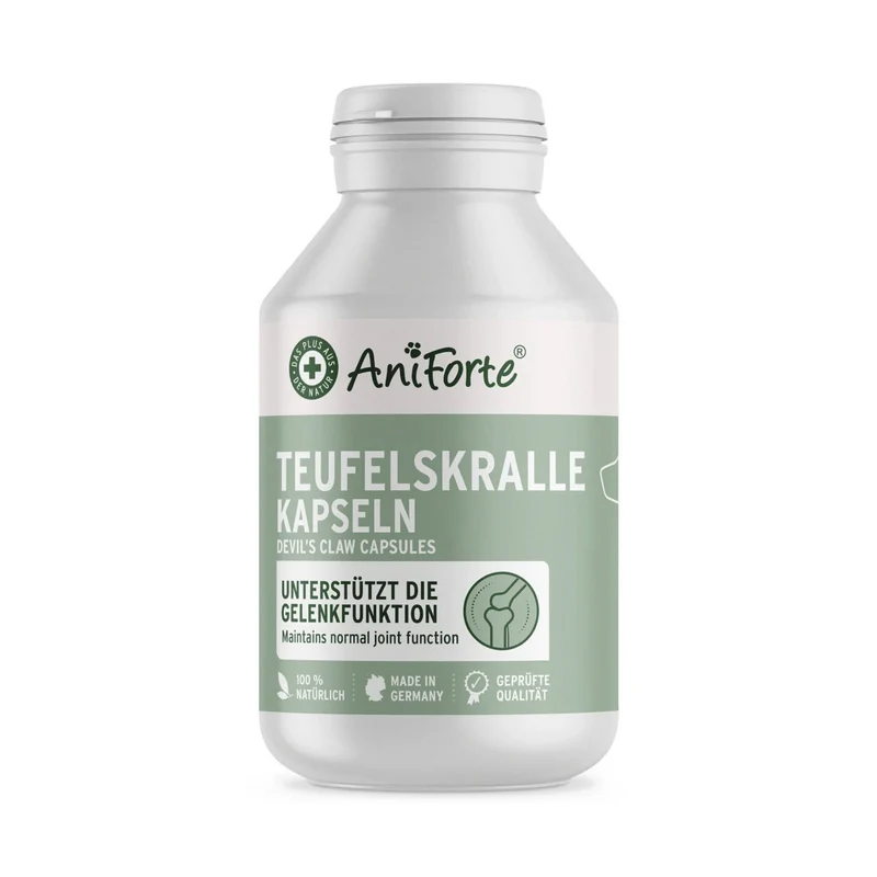 AniForte Teufelskralle Kapseln für Hunde – Natürliche Unterstützung für bewegliche Gelenke & geschmeidige Muskeln