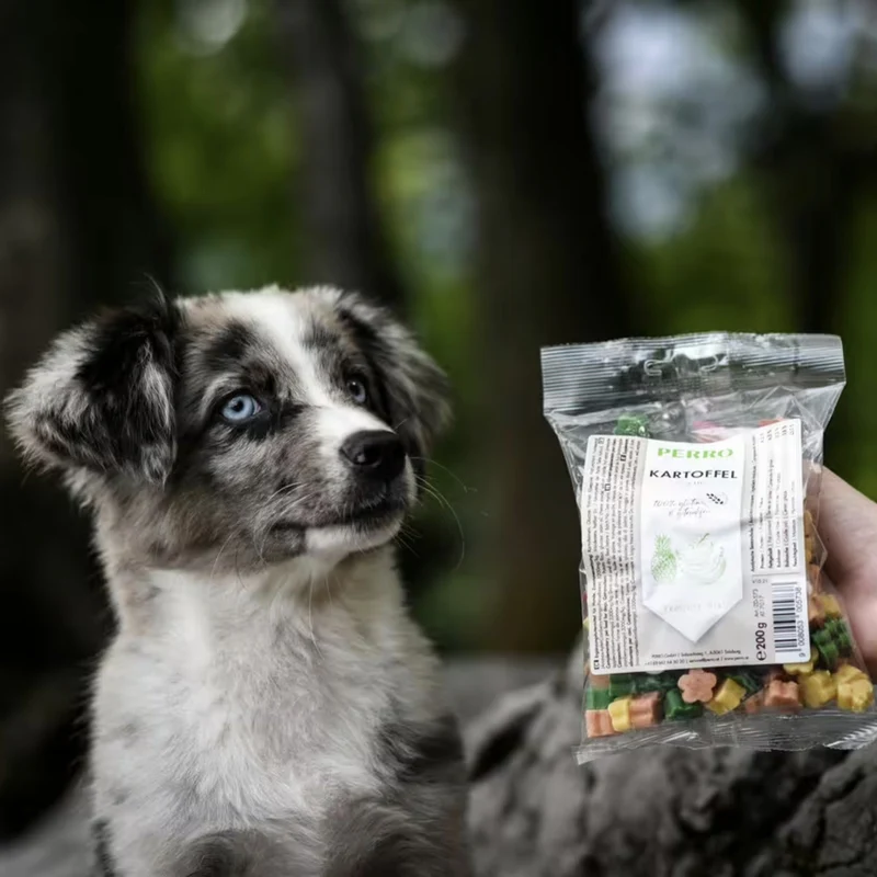 Perro Kartoffel Softies Früchte – Weiche Trainingssnacks mit Kartoffel, Käse & Frucht für sensible Hunde