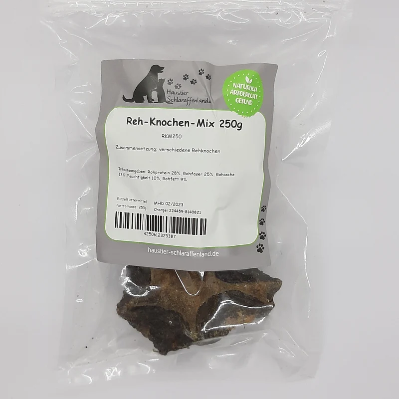 Reh-Knochen-Mix (Wild-Rippchen, Wirbelsäulenknochen ...)