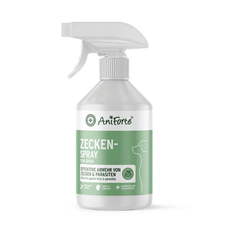 AniForte Zeckenspray für Hunde – Natürlicher Zeckenschutz & Parasitenabwehr mit Langzeitwirkung