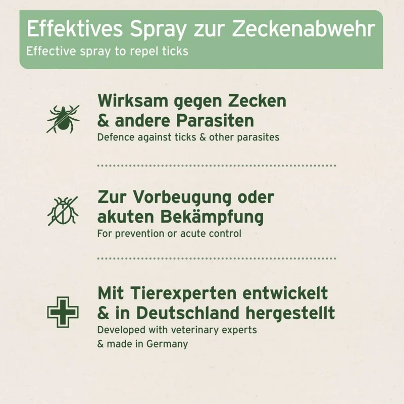 AniForte Zeckenspray für Hunde – Natürlicher Zeckenschutz & Parasitenabwehr mit Langzeitwirkung