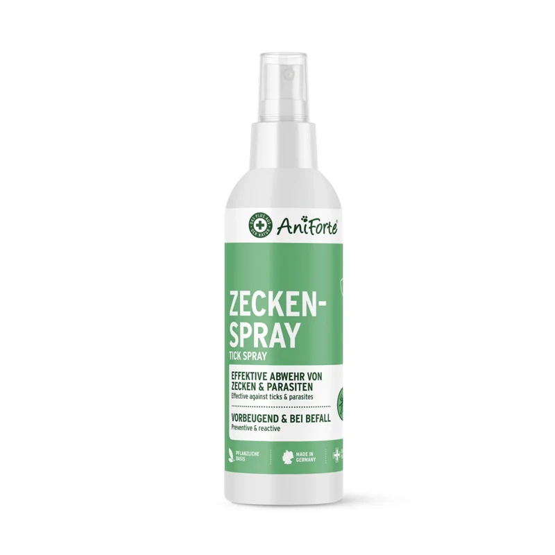 AniForte Zeckenspray für Hunde – Natürlicher Zeckenschutz & Parasitenabwehr mit Langzeitwirkung