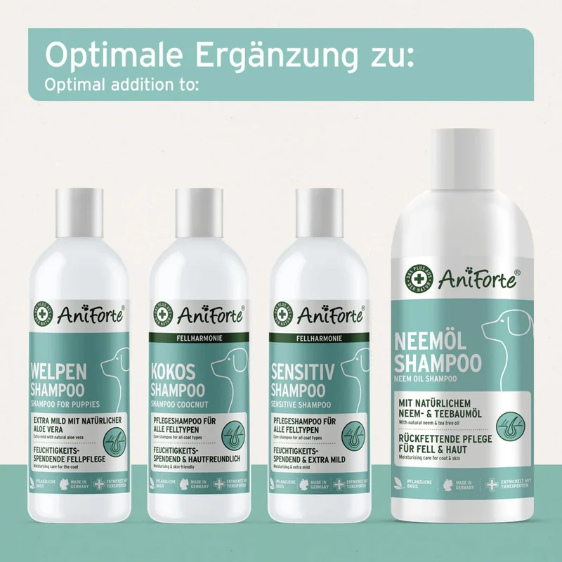 AniForte Kokos Conditioner für Hunde – Natürliche Fellpflege gegen Verfilzungen & Knoten für weiches, glänzendes Fell