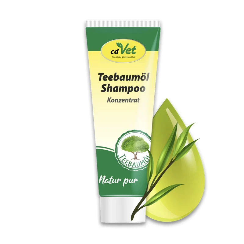 cdVet Teebaumöl Shampoo – Sanfte Fellpflege für glänzendes, gesundes Hundefell bei Juckreiz & Hautproblemen