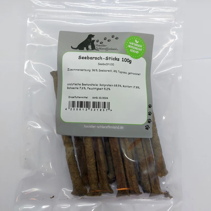 Seebarsch-Sticks