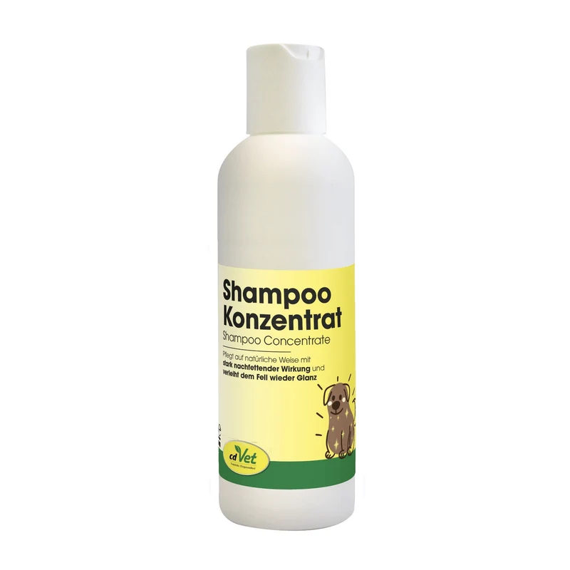 cdVet Shampoo Konzentrat für Hunde – Sanfte Fellpflege mit natürlichen Inhaltsstoffen, hochergiebig & hautschonend