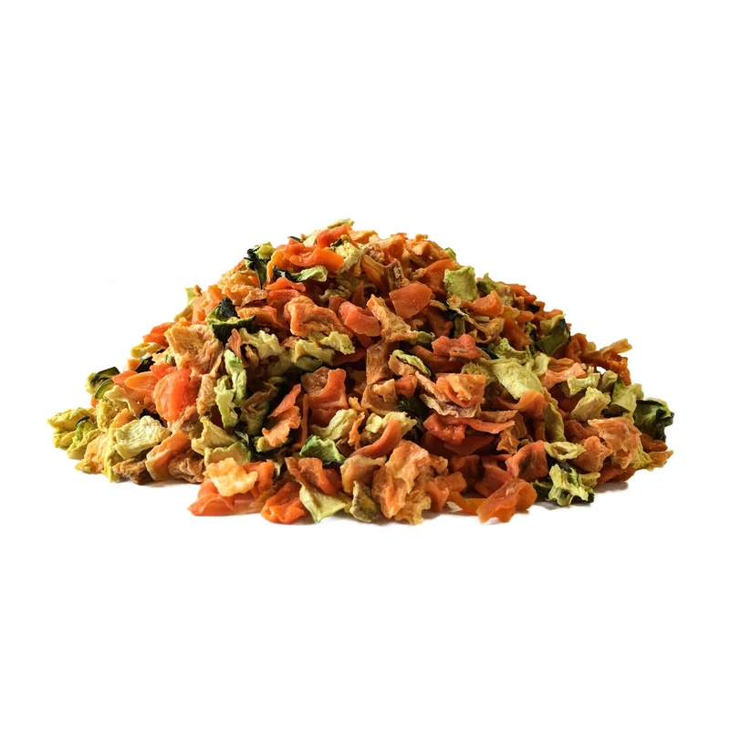cdVet Fit-BARF Gemüseflocken Dreierlei – Natürliche Vitaminversorgung für Hunde mit Karotte, Pastinake & Petersilienwurzel