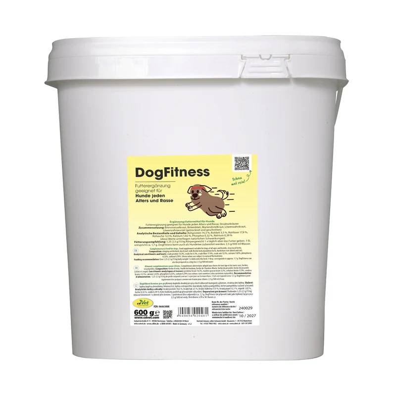 cdVet DogFitness – Natürliche Nahrungsergänzung für Vitalität, Bewegungsfreude und starke Abwehrkräfte bei Hunden