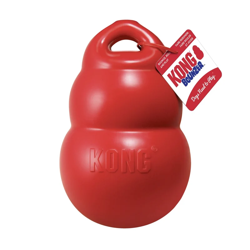 KONG Bounzer – Federleichtes Hundespielzeug mit Extra-Sprungkraft für aktive Hunde & Welpen